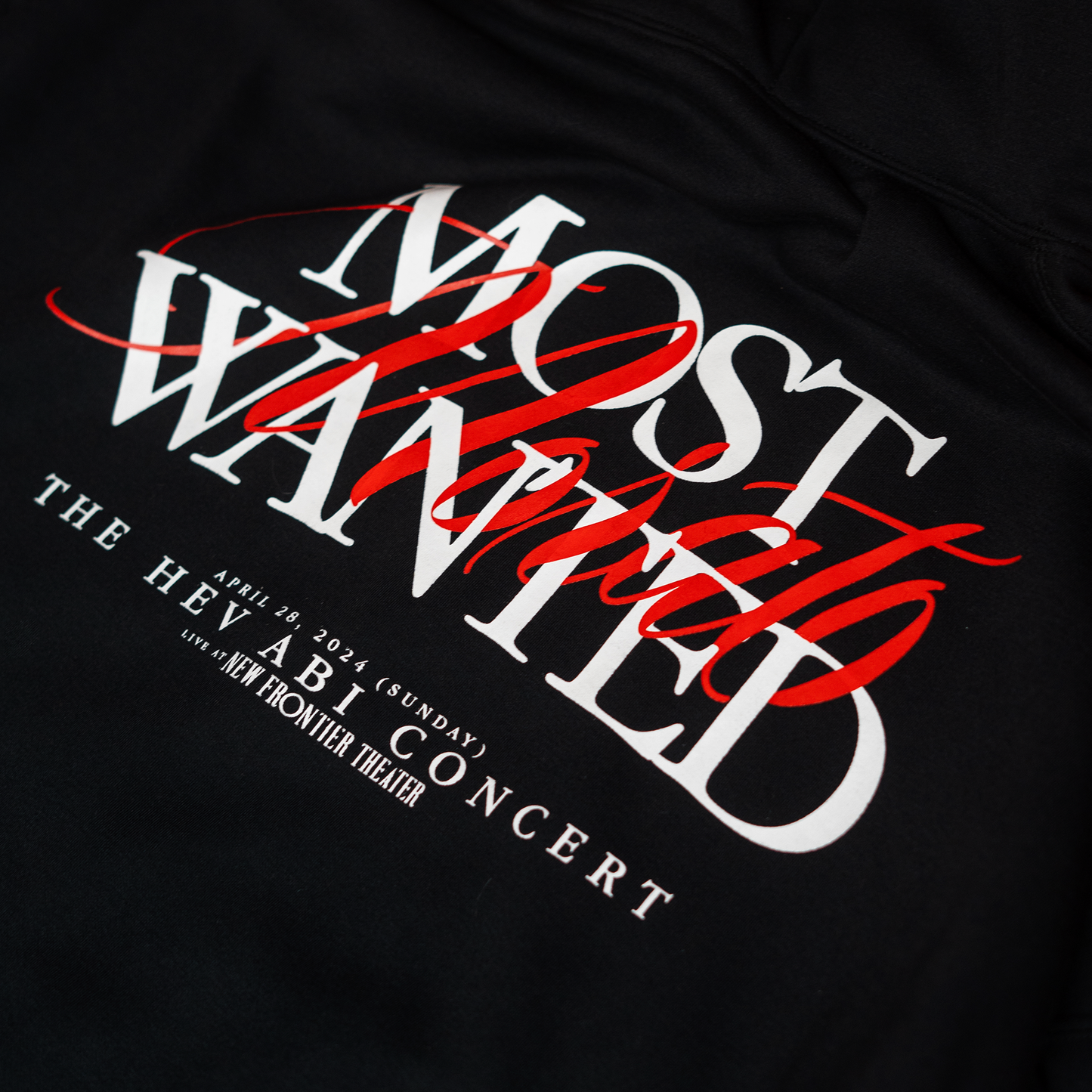 “MORATO MOST WANTED” HOODIE IN BLACK