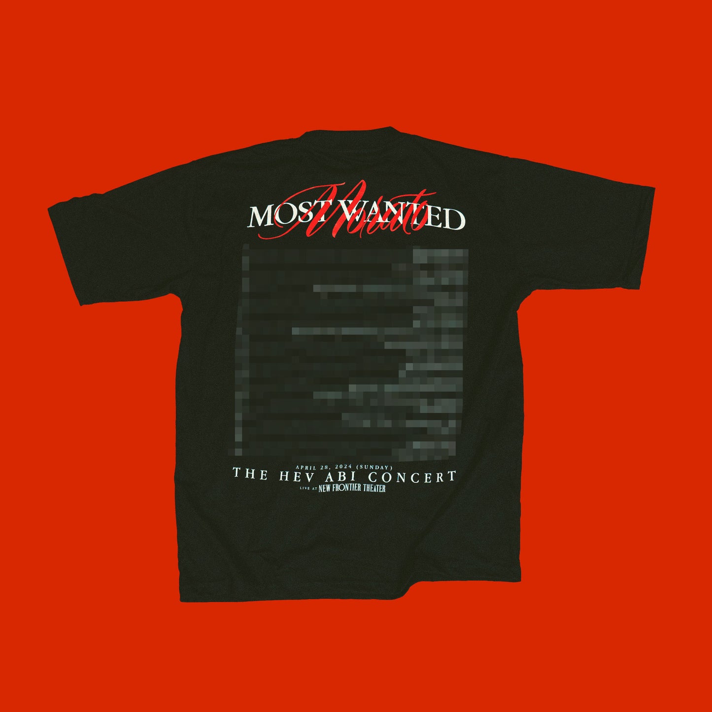 “MORATO MOST WANTED” TEE IN BLACK