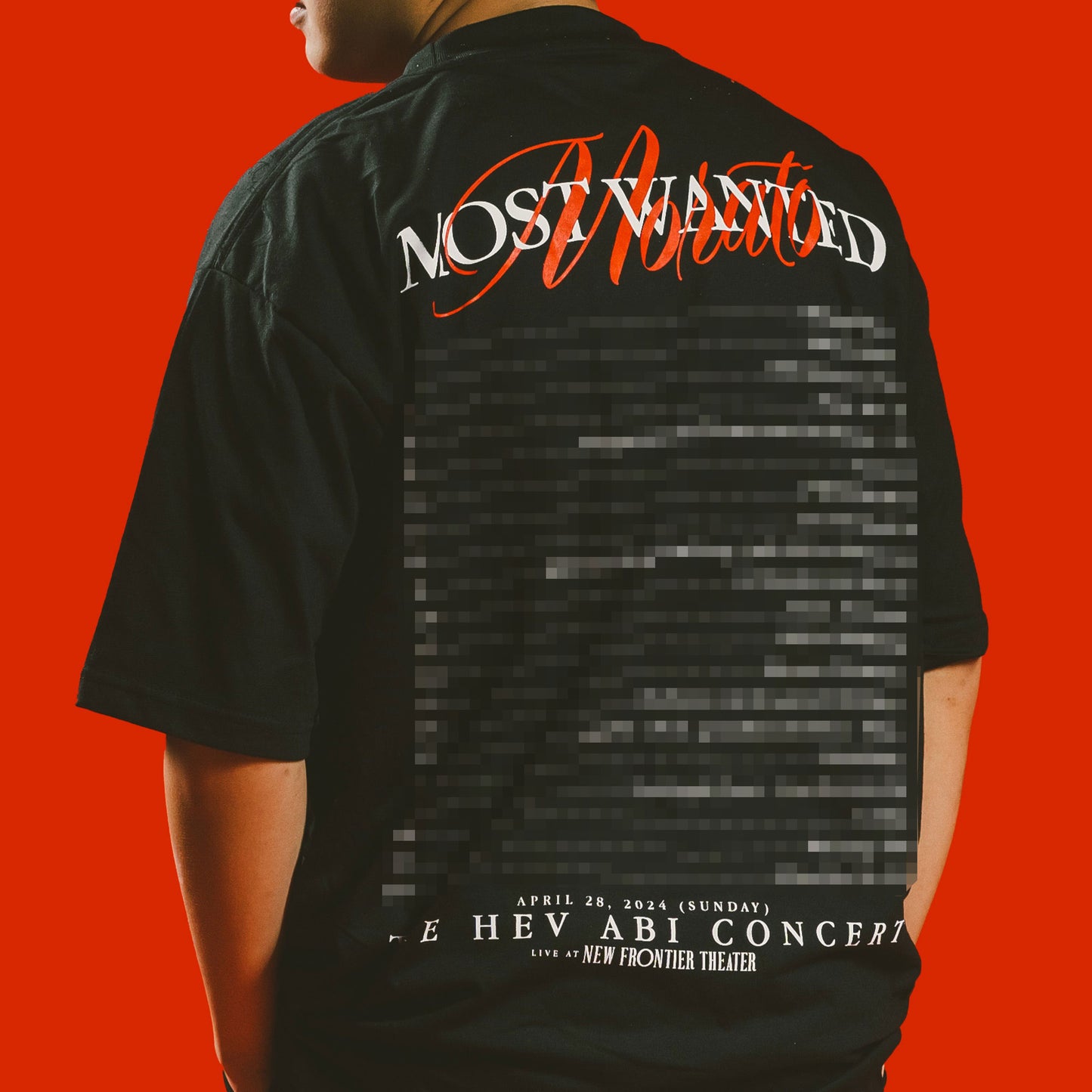 “MORATO MOST WANTED” TEE IN BLACK