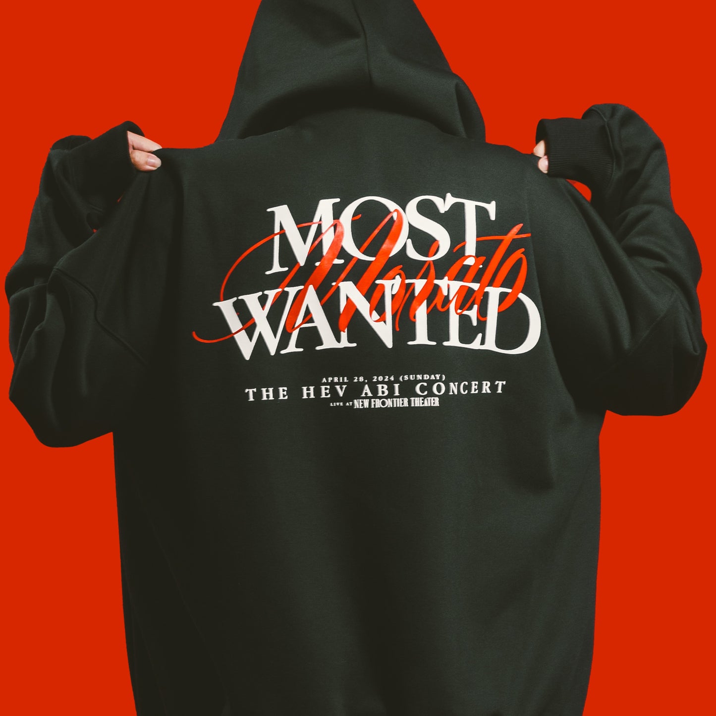 “MORATO MOST WANTED” HOODIE IN BLACK