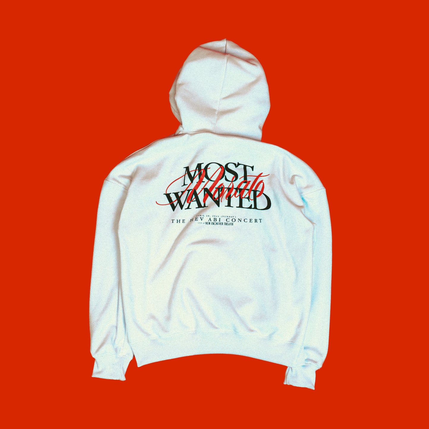 “MORATO MOST WANTED” HOODIE IN WHITE