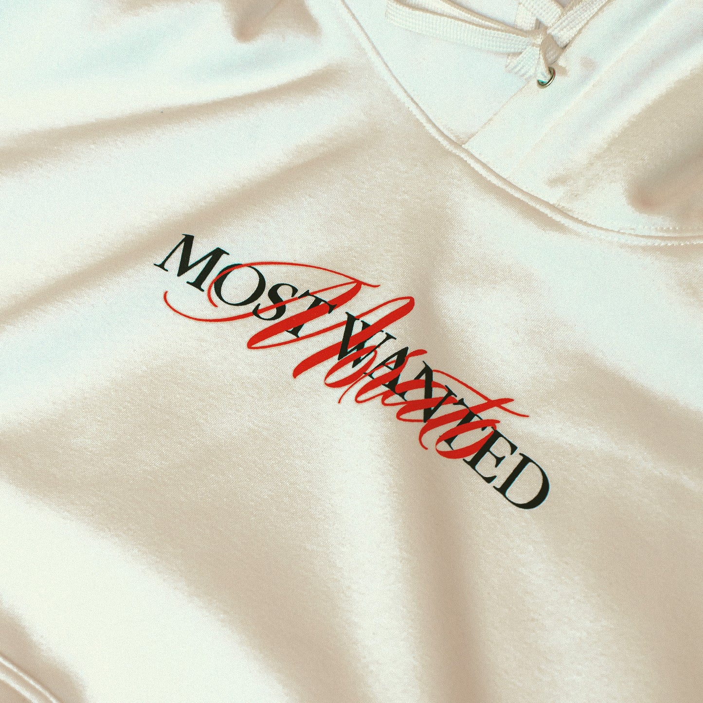 “MORATO MOST WANTED” HOODIE IN WHITE