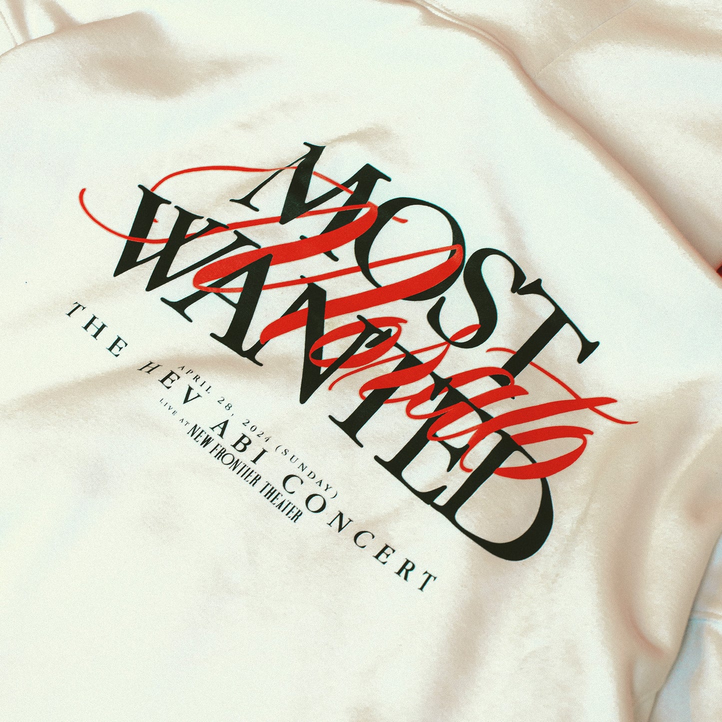 “MORATO MOST WANTED” HOODIE IN WHITE